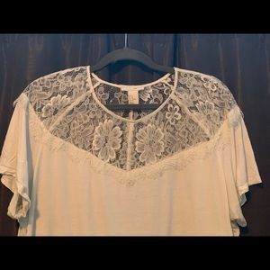 White Lace Top